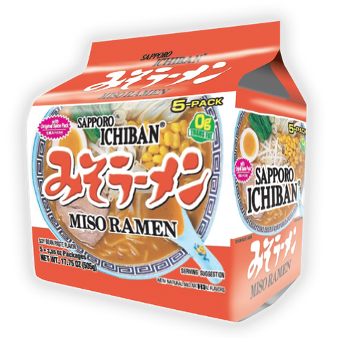 Sapporo Ichiban Miso Ramen 5-Pack | USA